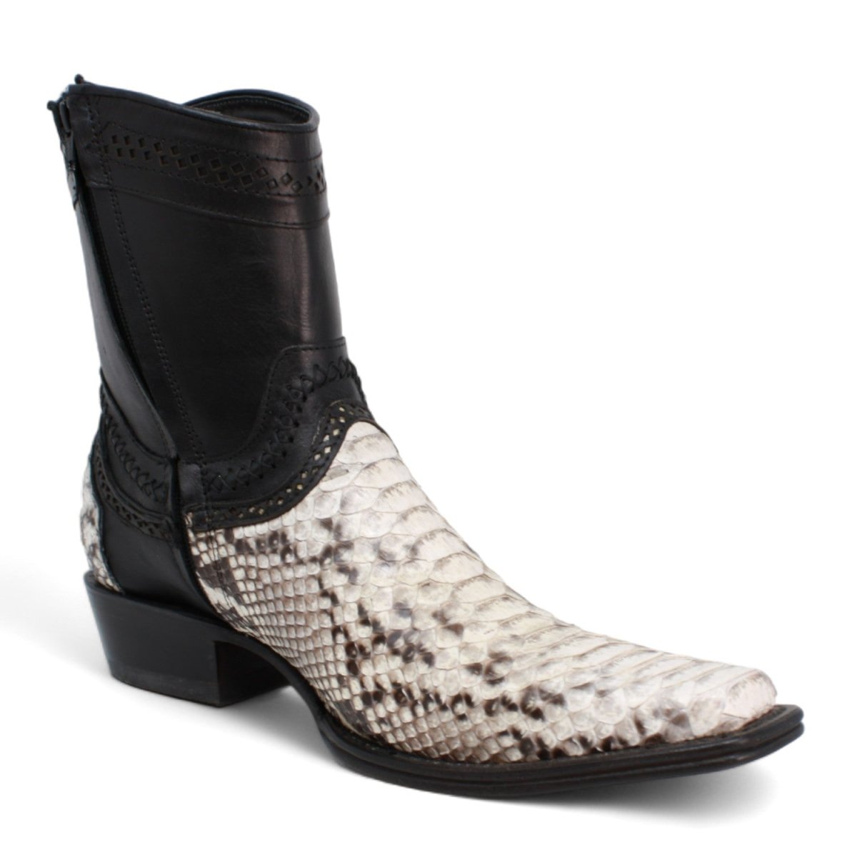 Botas de Piton Original Punta Amplia Cuadrada Color Natural - Tanner Mark Boots main image 1