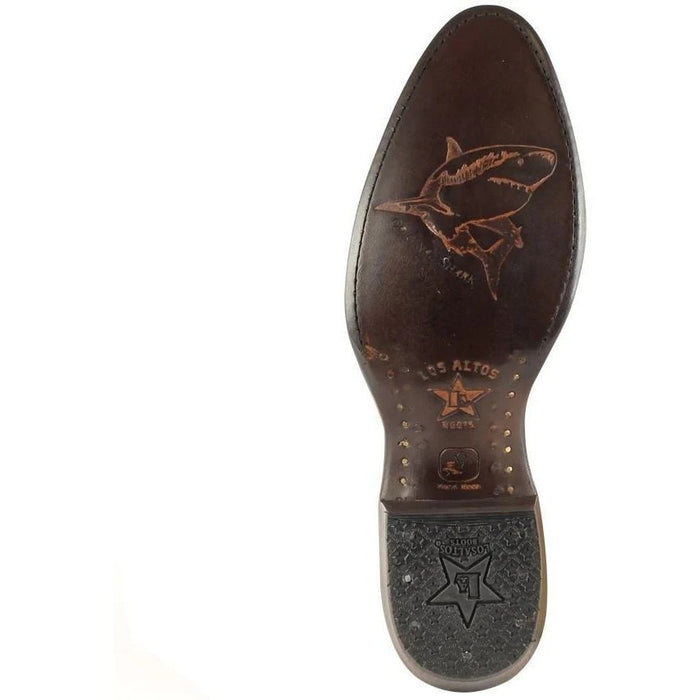 Botas de Tiburon Original Horma Redonda Color Café