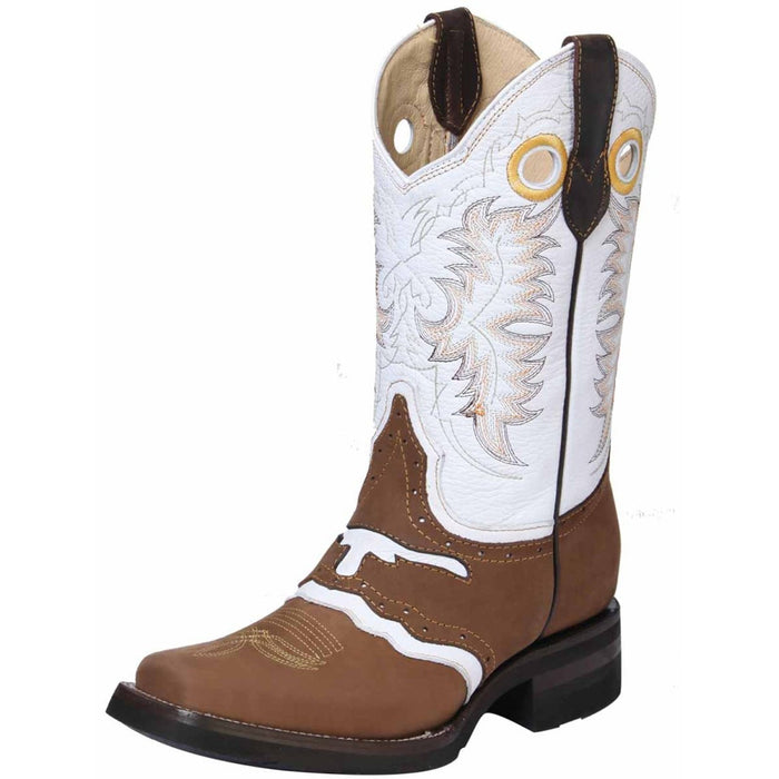 Botas Vaqueras de Cuero Crazy Original Horma Rodeo