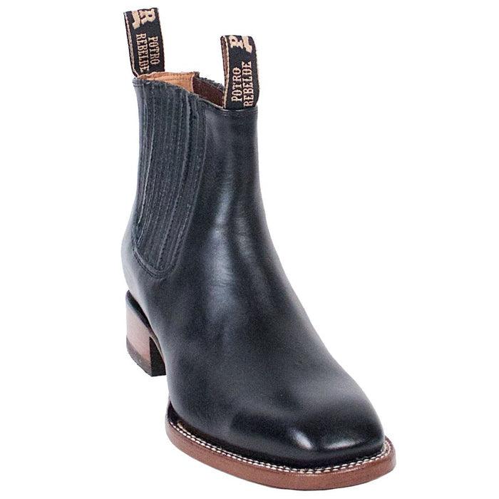 Botin Charro Potro Rebelde con Punta Cuadrada