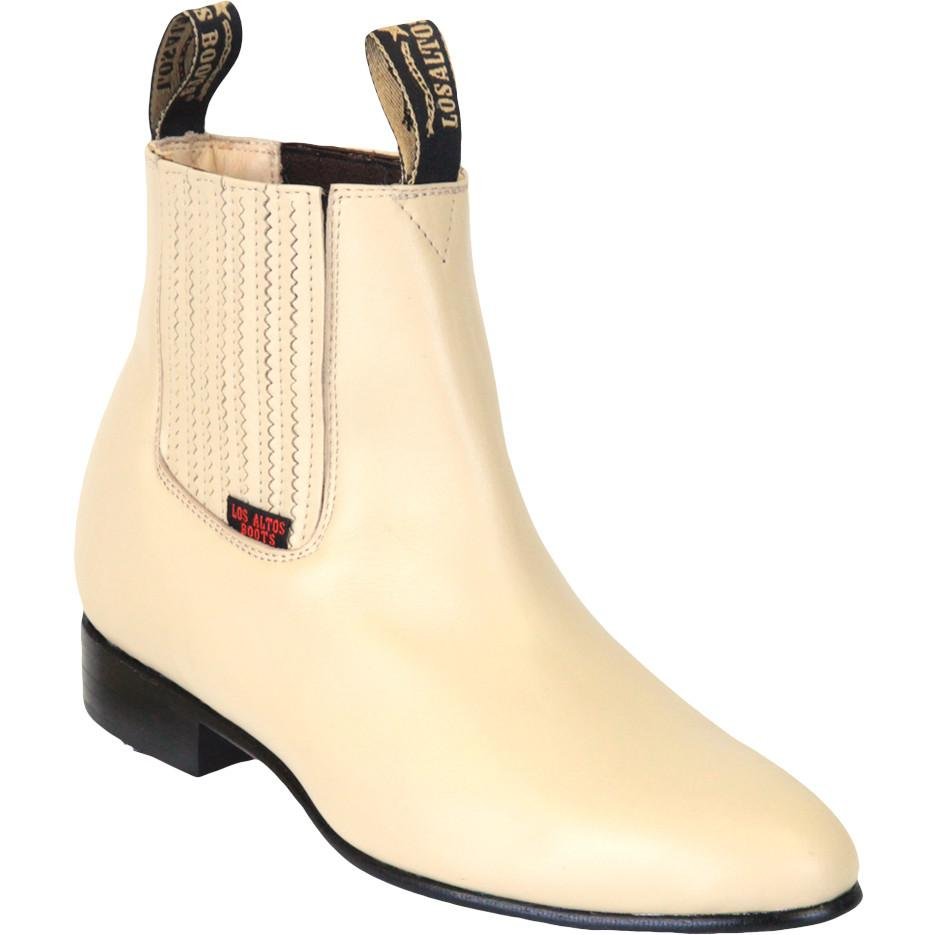 Botines Charros de Piel de Venado Original Color Arena LAB-615111