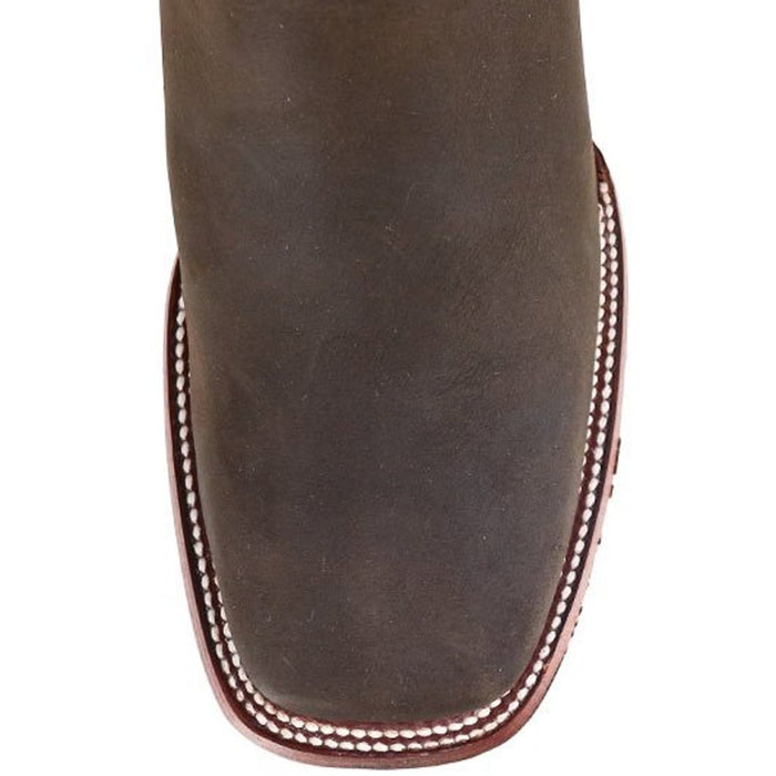 Botines Charros de Gamuza Punta Redonda Color Shedron Los Altos Boots LAB-50B6350