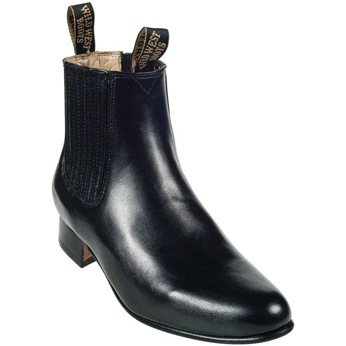 Botines Charros de Venado Original Color Negro WW