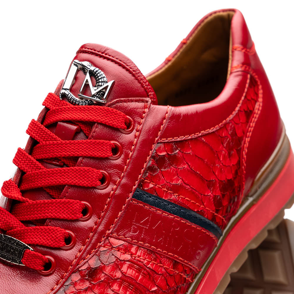 Marco_Di_Milano Brescia: Red Leather Luxury Shoe
