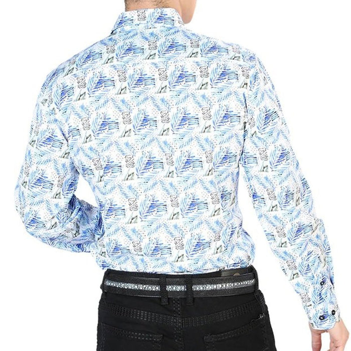 Camisa Vaquera de Moda El Senor de los Cielos Blanca GEN