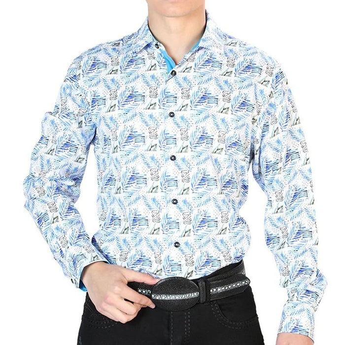Camisa Vaquera de Moda El Senor de los Cielos Blanca GEN