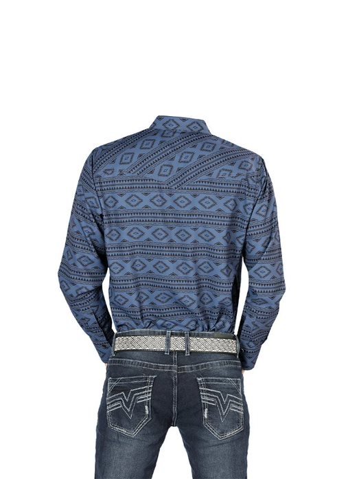 Camisa Vaquera de Moda El Senor de los Cielos Color Dark Blue GEN