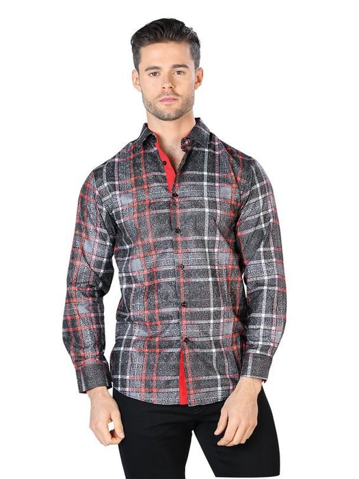 Camisa Vaquera de Moda El Senor de los Cielos Color Negro y Blanco GEN