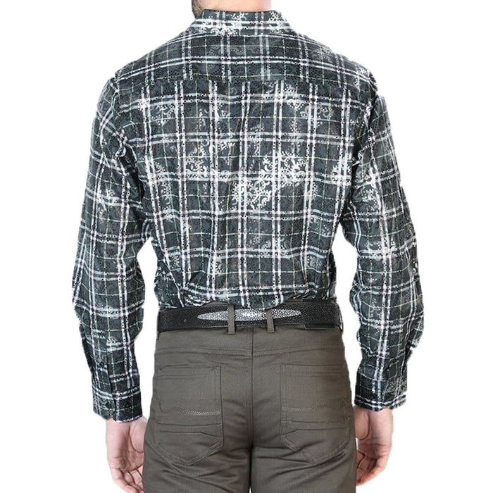 Camisa Vaquera de Moda El Senor de los Cielos Color Verde GEN