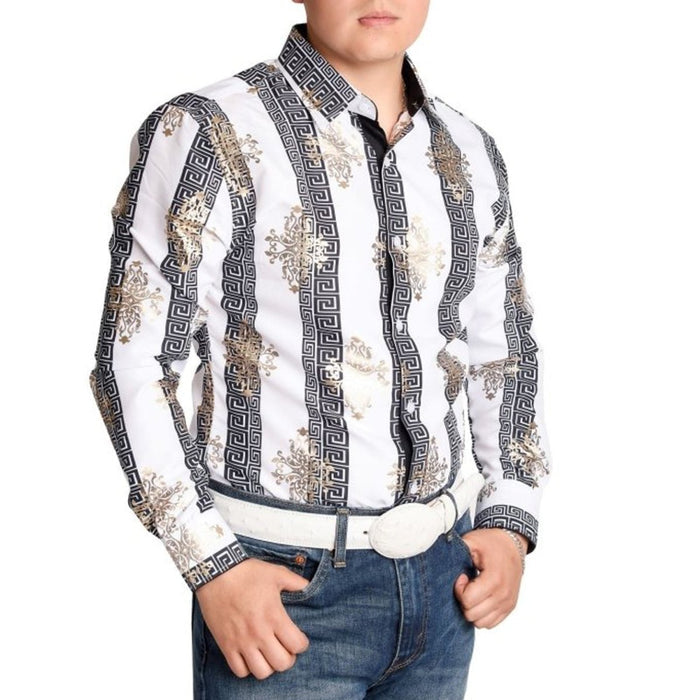 Camisa Vaquera de Moda White Diamonds Color Blanco WD