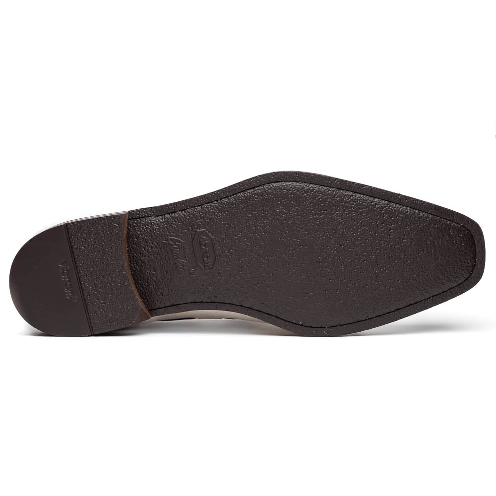 Zelli Carmen Italian Sueded Goatskin Tassel Loafers in Sand