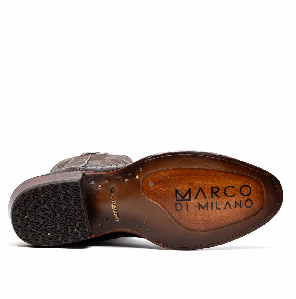 Marco_Di_Milano Denver: Brown Leather Luxury Shoes