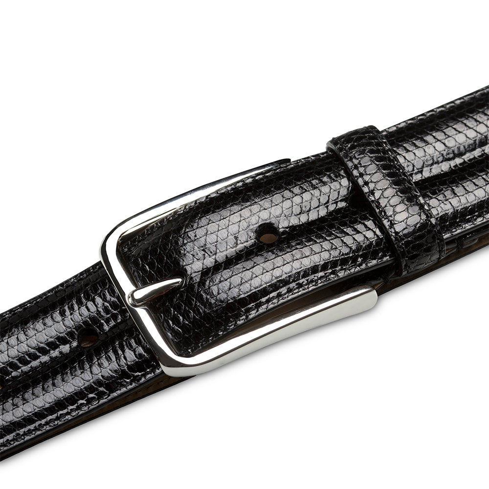 Mezlan Lizard Belt - Classic Luxury Shoe
