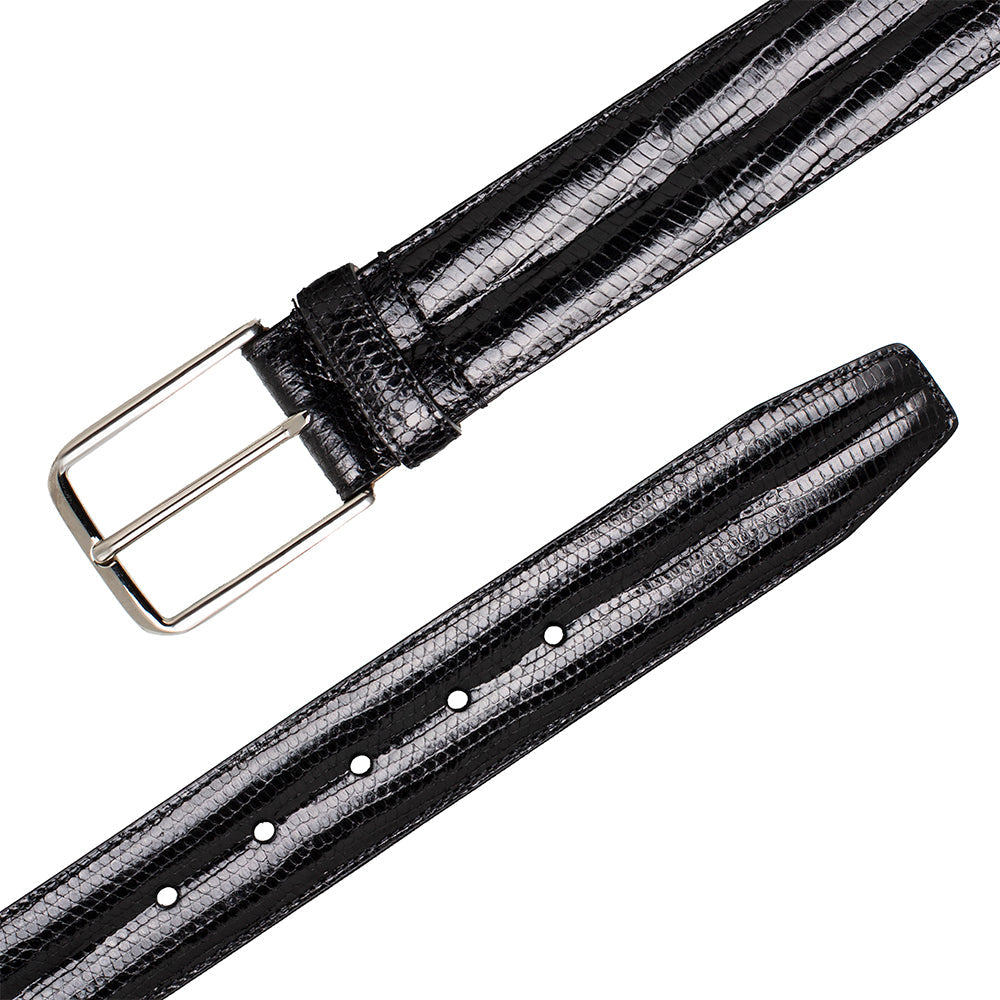 Mezlan Lizard Belt - Classic Luxury Shoe