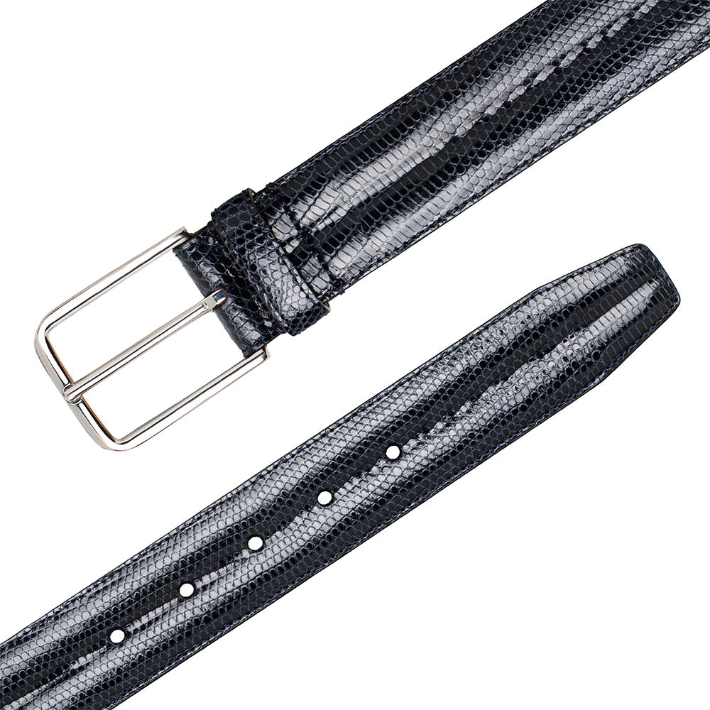 Mezlan Lizard Belt - Classic Luxury Shoe