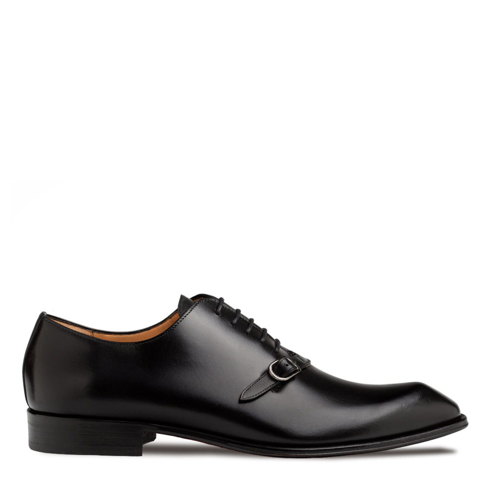 Mezlan Patina Calfskin Side Buckle Oxford