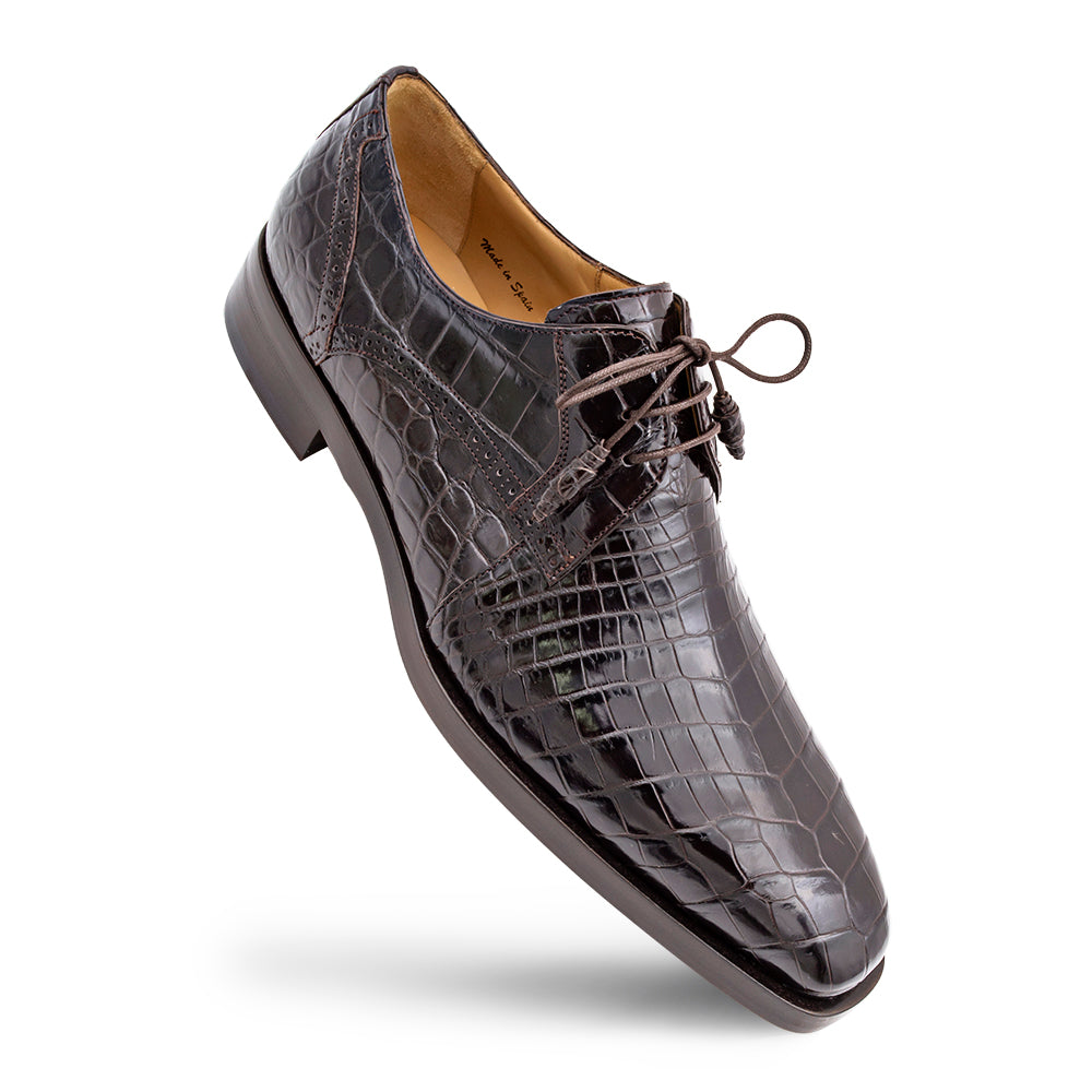 Mezlan Dandy Alligator Lace-Up - Luxury Men's Dress Shoe