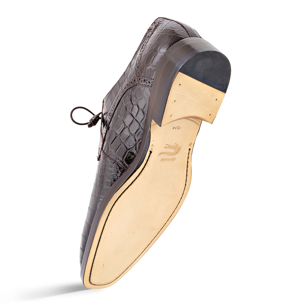 Mezlan Dandy Alligator Lace-Up - Luxury Men's Dress Shoe