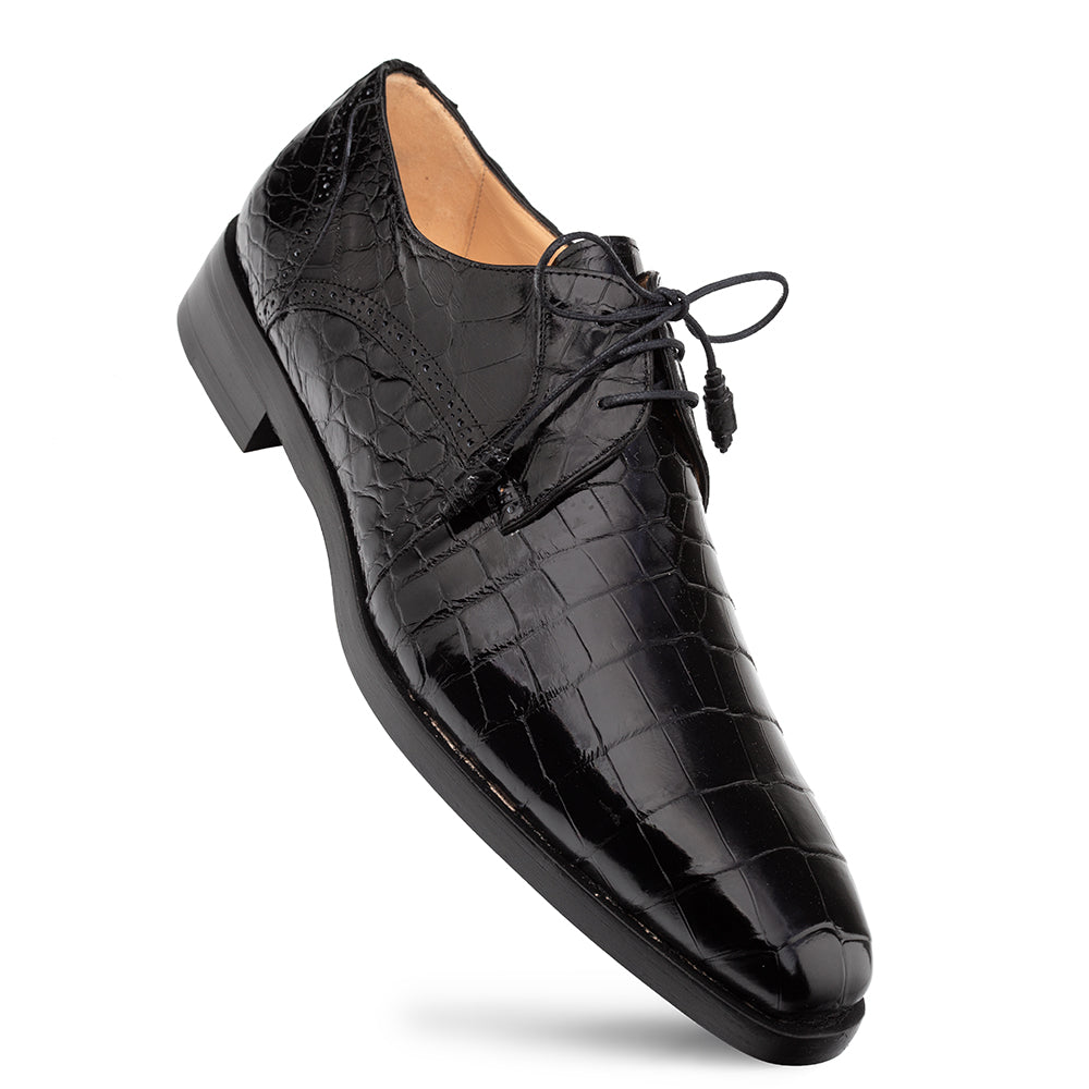 Mezlan Dandy Alligator Lace-Up - Luxury Men's Dress Shoe