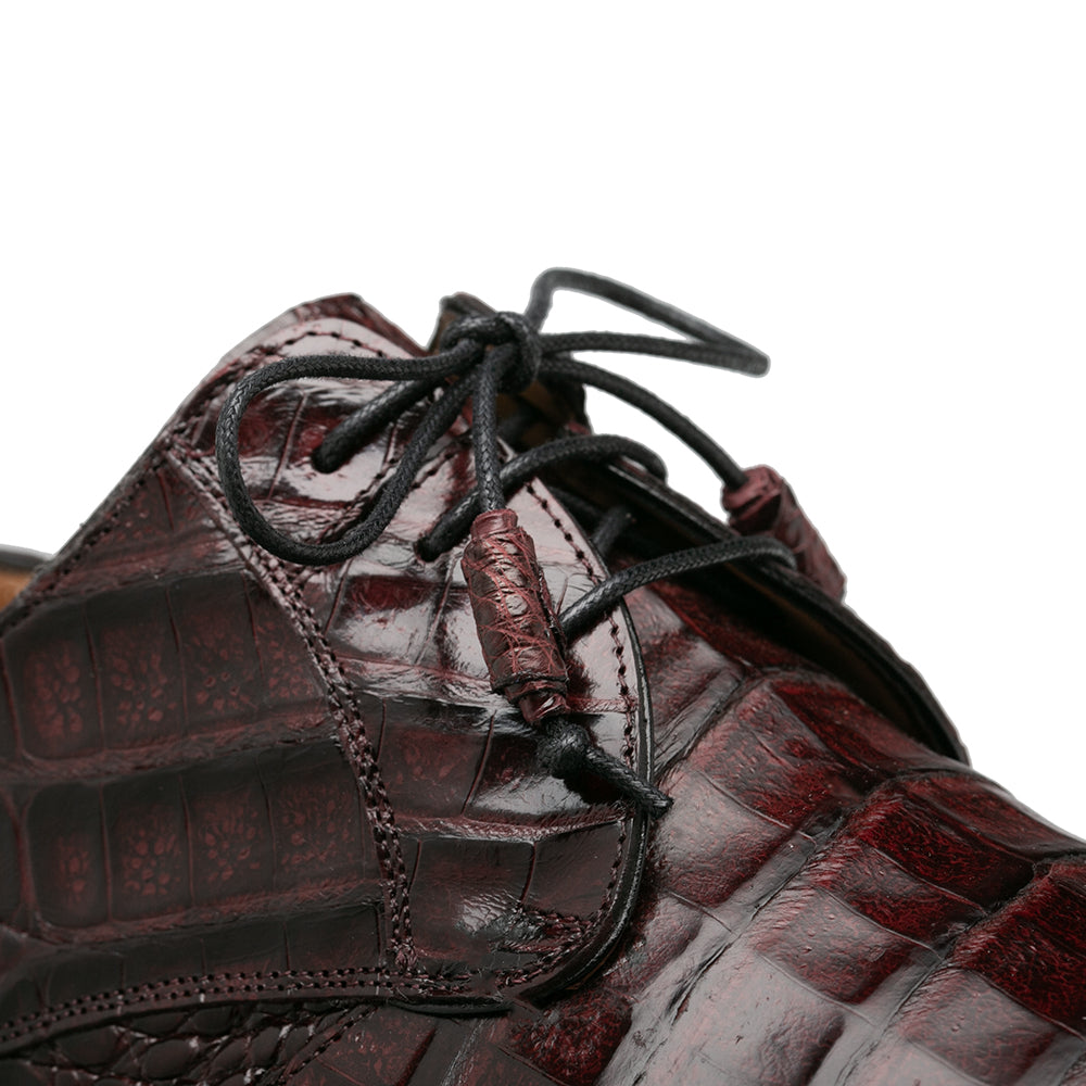 Mezlan Cratos Crocodile Derby - Luxury Leather Dress Shoe