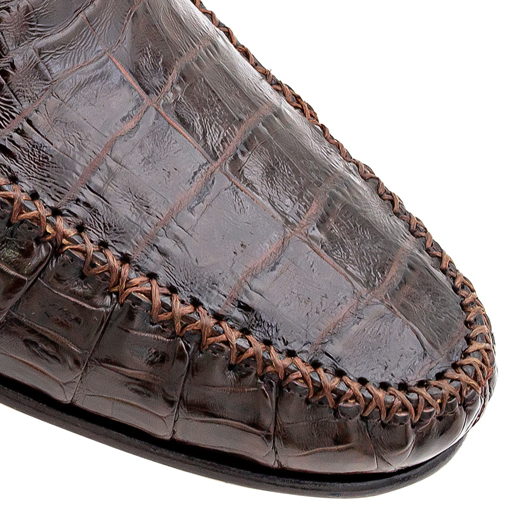 Mezlan Crocodile Moccasin - Luxury Exotic Leather Loafer