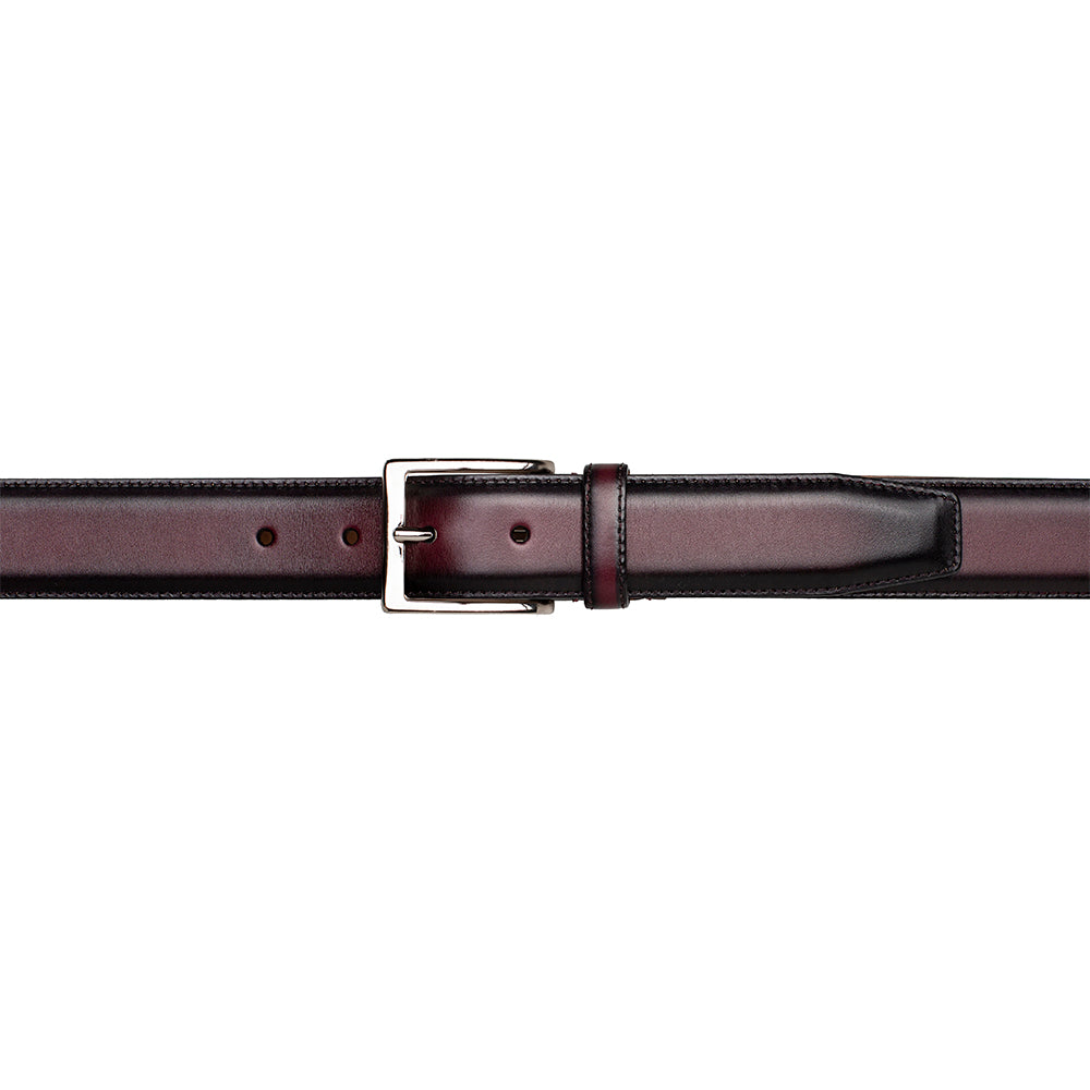 Mezlan Classic Patina Calfskin Belt