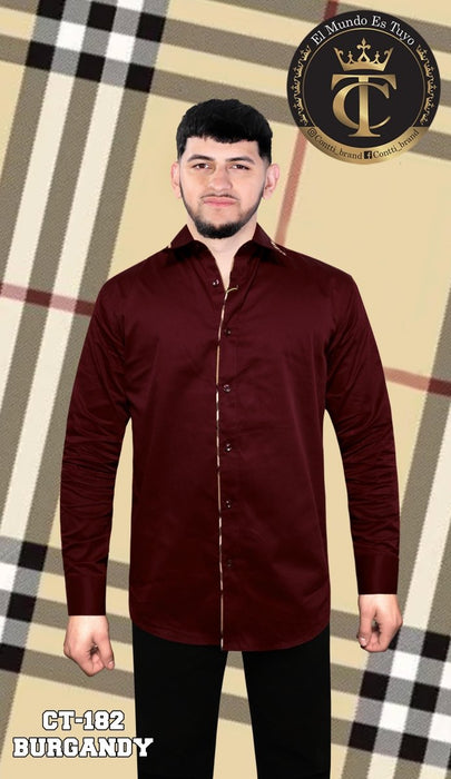 Mens Fashion Dress Shirt Conntti CT