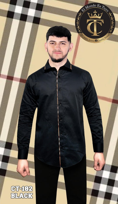 Mens Fashion Dress Shirt Conntti CT
