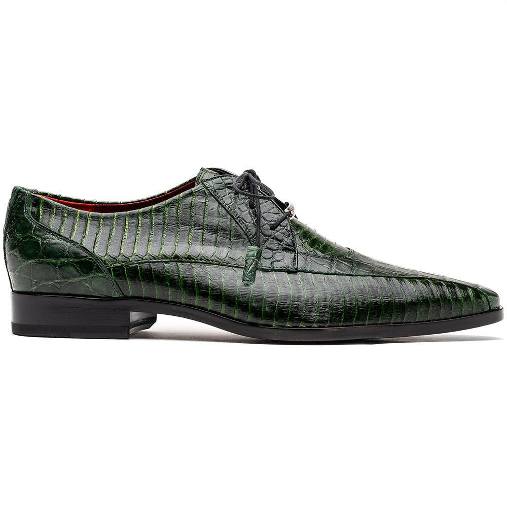 Marco Di Milano Moncalieri Green Leather Loafers