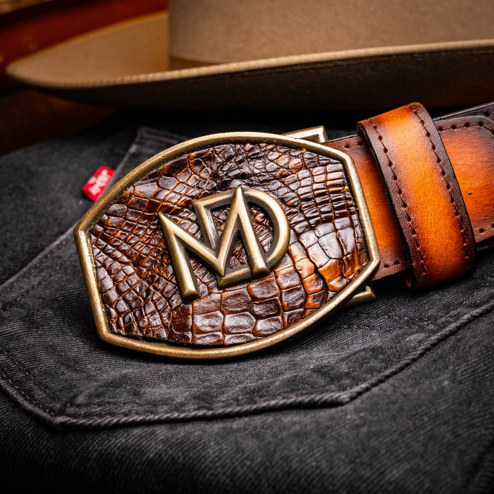 Marco Di Milano Montana Belt - Aged Brown Leather Shoes