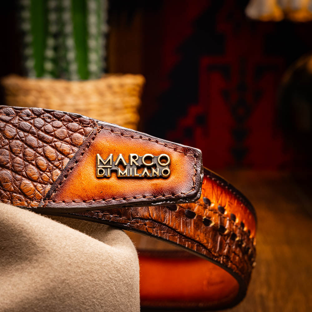 Marco Di Milano Montana Belt – Aged Maple Leather Shoe