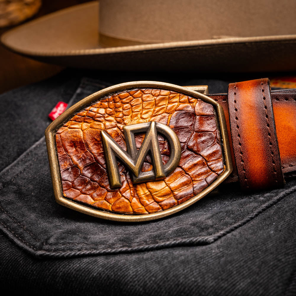 Marco Di Milano Montana Belt – Aged Maple Leather Shoe