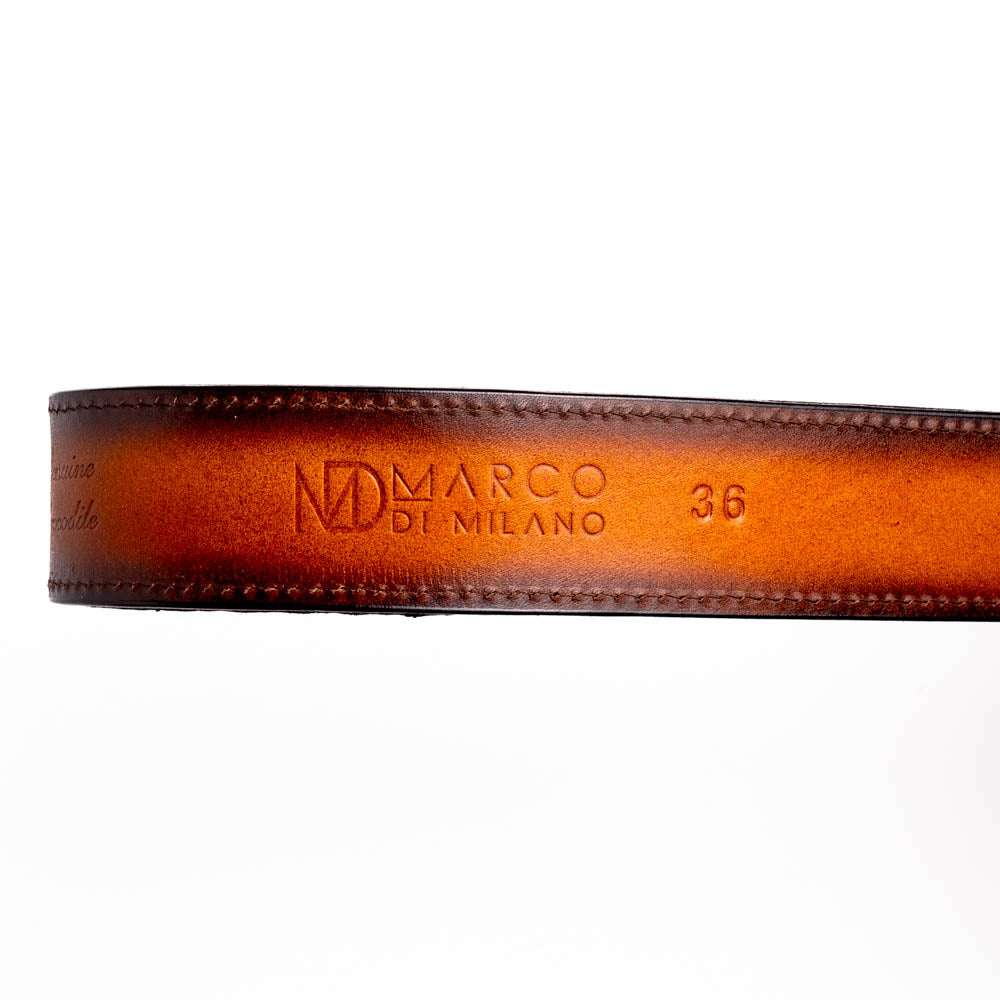 Marco Di Milano Montana Belt – Aged Maple Leather Shoe