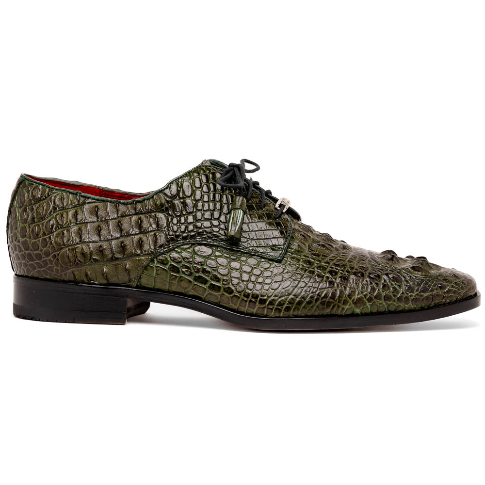 Marco Di Milano Nilo Forest Green Leather Dress Shoe
