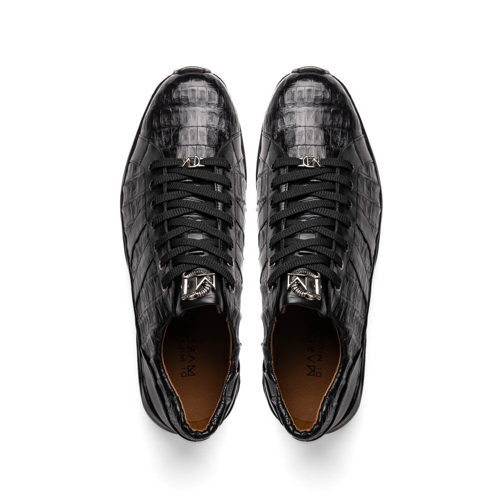 Marco Di Milano Nino Black Leather Luxury Oxford