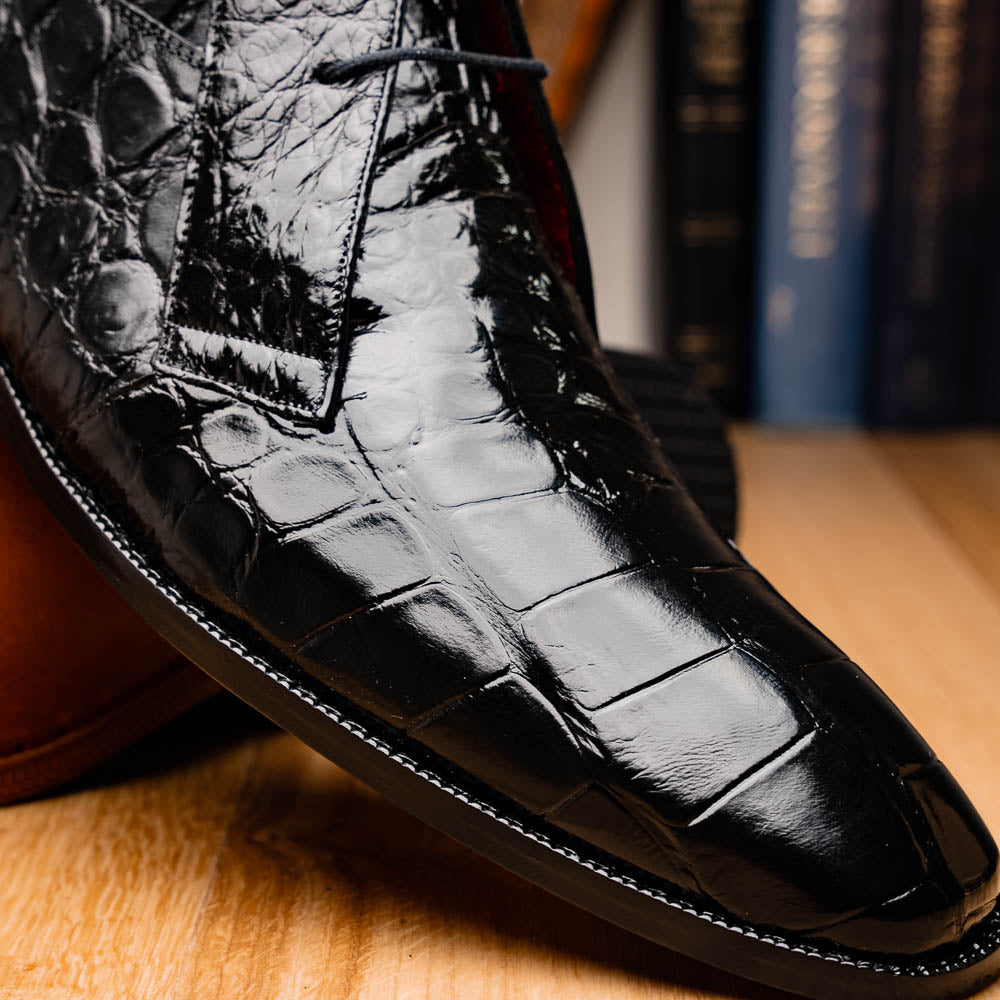 Marco Di Milano Pietro Black Leather Luxury Shoe