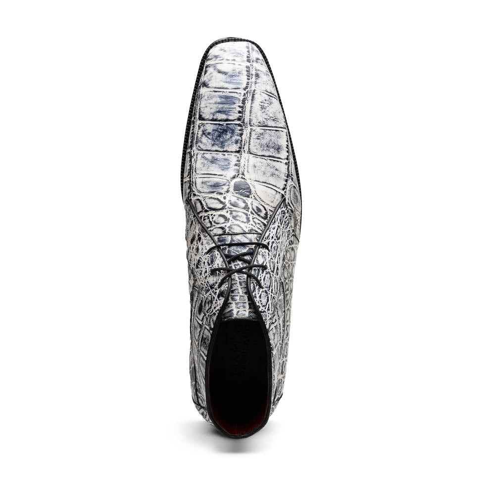 Marco Di Milano Pietro Newspaper Alligator Chukka Boots
