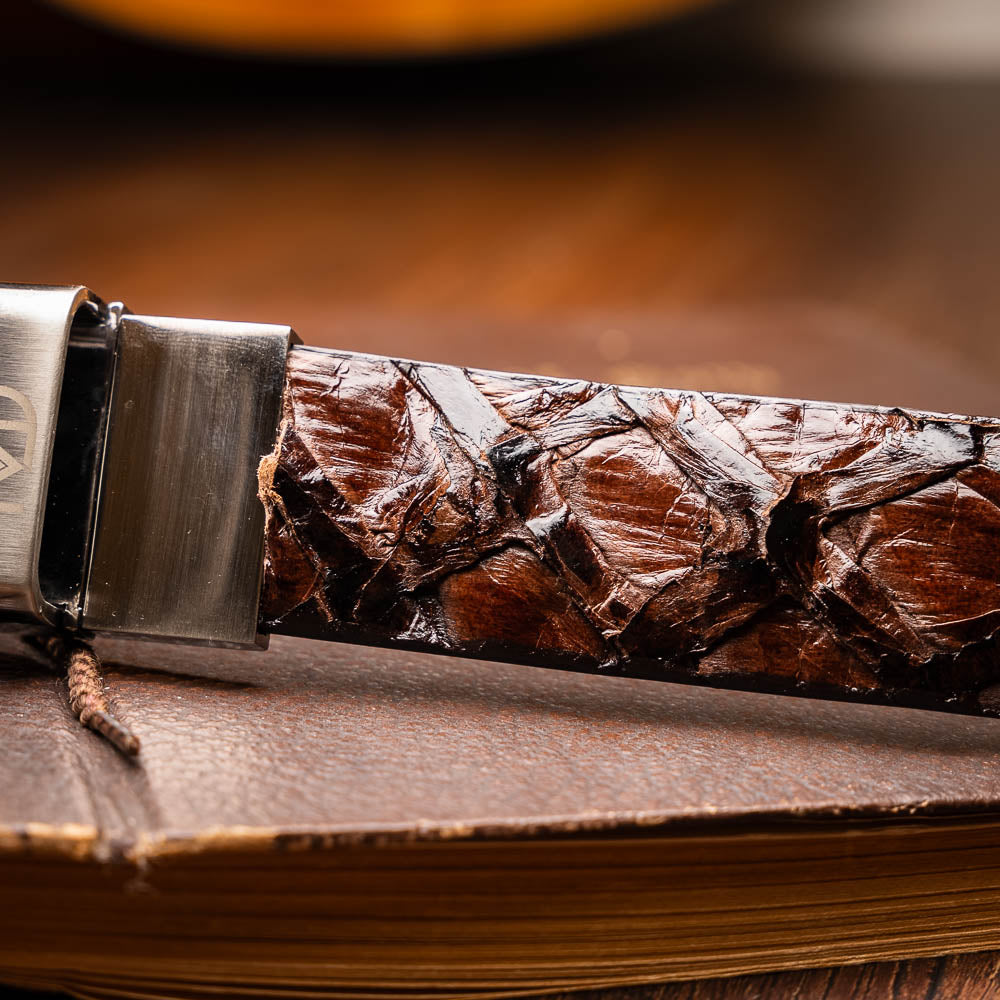 Marco Di Milano Olivieri Belt - Brown Leather Loafer