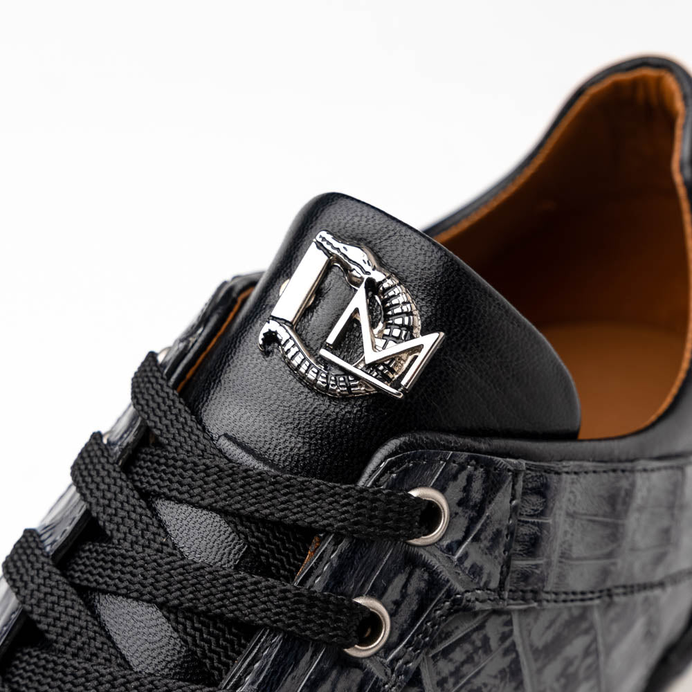 Marco Di Milano Portici Gray/Black Leather Oxford Shoe