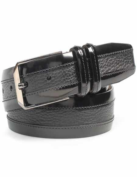 Mezlan Belt Brand AO11113 By Mezlan Belt Black