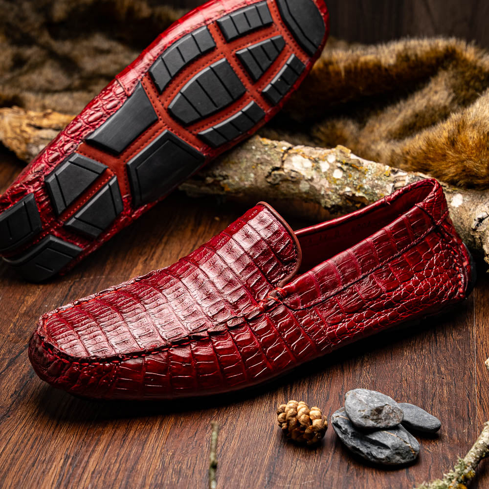 Marco_Di_Milano Remo Wine Leather Luxury Shoe