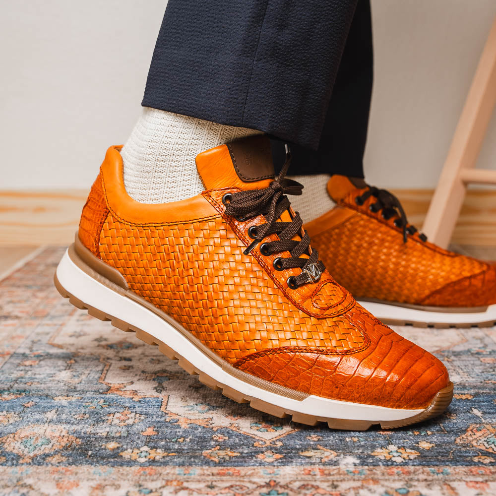 Marco Di Milano Roma Brandy Leather Oxford Dress Shoe