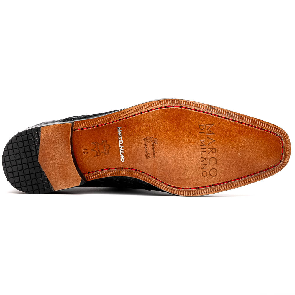 Marco Di Milano Rovigo: Cognac Leather Strap Loafers