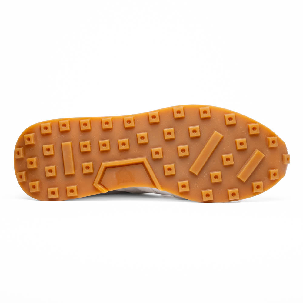 Zelli Roxi Luxury Sneaker in Taupe Suede and Smooth Calfskin