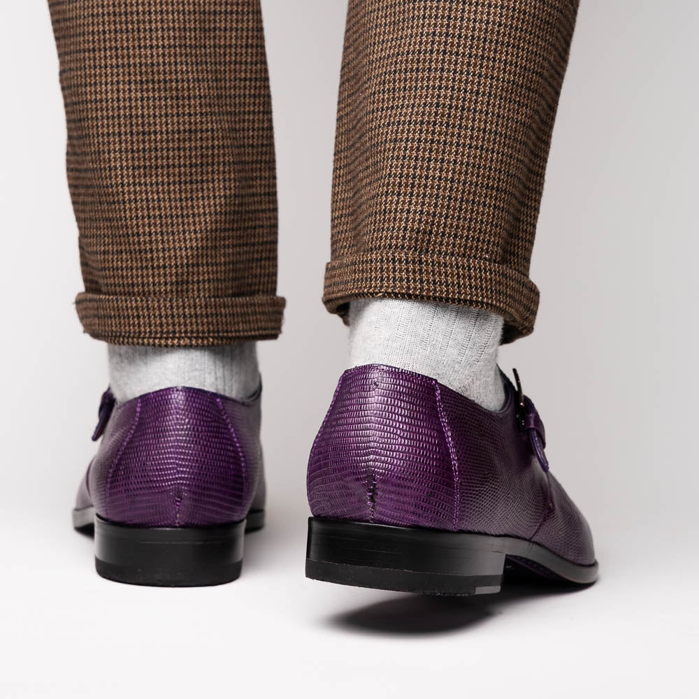 Marco_Di_Milano Toluca: Purple Leather Dress Shoe