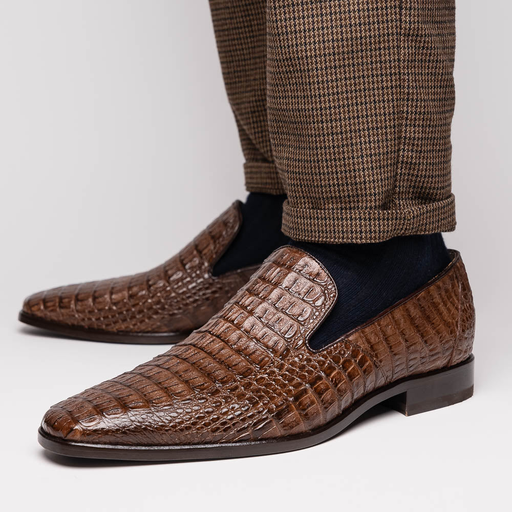 Marco_Di_Milano Trento Brown: Luxury Leather Dress Shoes