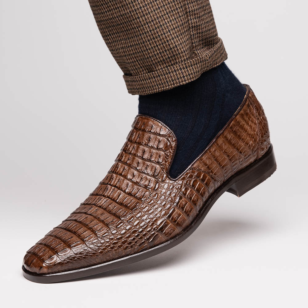 Marco_Di_Milano Trento Brown: Luxury Leather Dress Shoes