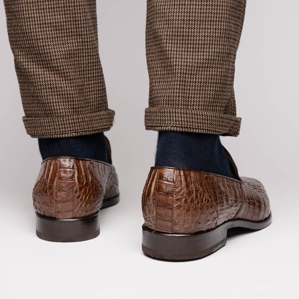 Marco_Di_Milano Trento Brown: Luxury Leather Dress Shoes