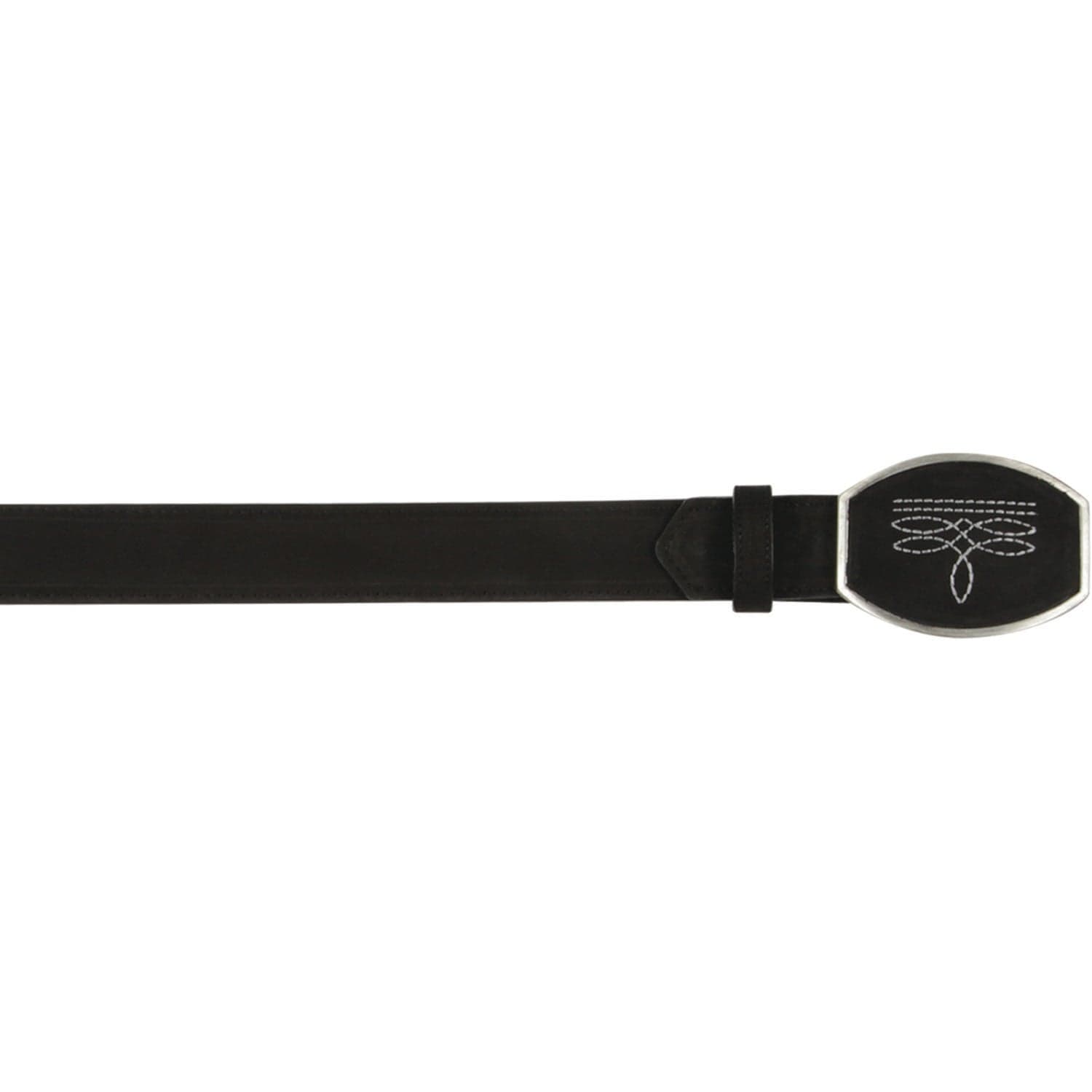 Men's Wild West Ostrich Laser Design Casual Belt 2C24U0357 main image 1