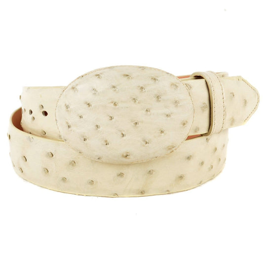 Men's Wild West Ostrich Skin Cowboy Belt 2C110304